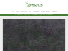 Tablet Screenshot of gemmellsgardencentre.com